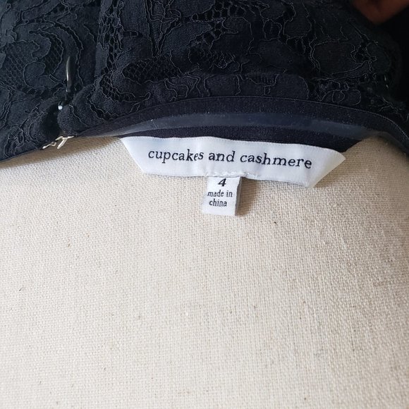 Cupcakes and cashmere Black Off the Shoulder Dress - Picture 6 of 8